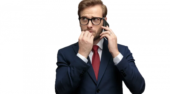 Unsicherer Kunde Unsicherer Kunde